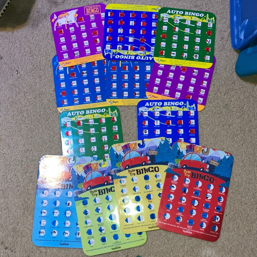 Road Trip BINGO